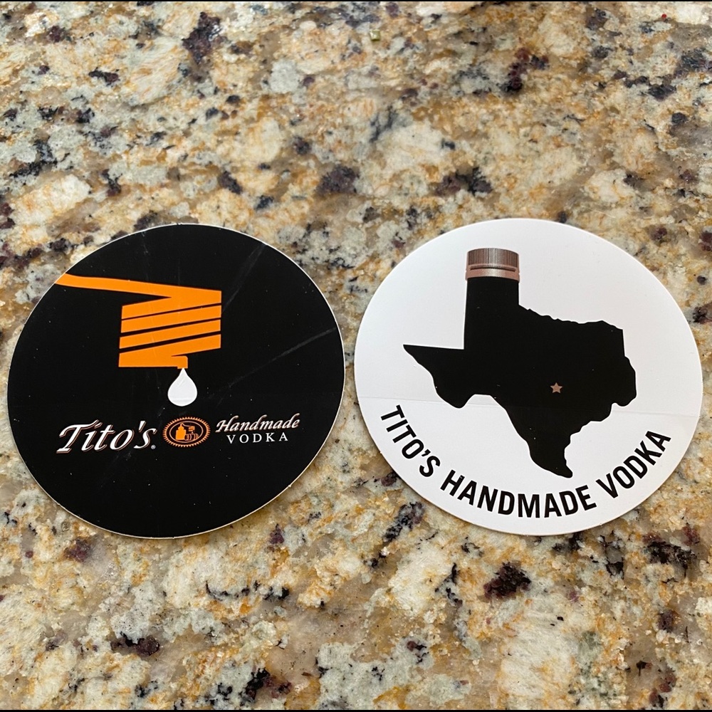 Set of 2 Tito’s Stickers